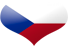 Česká vlajka ve tvaru srdce